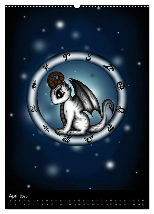 Drachen-Sternzeichen (CALVENDO Wandkalender 2025)