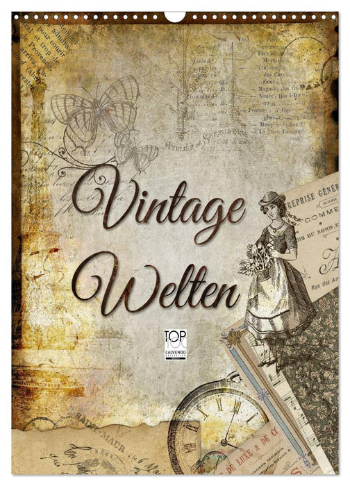 Vintage Welten (CALVENDO Wandkalender 2025)