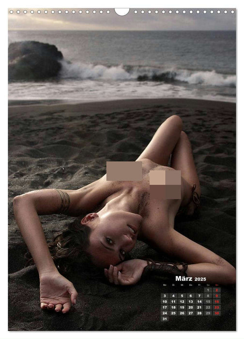 Erotische Momente am Strand (CALVENDO Wandkalender 2025)