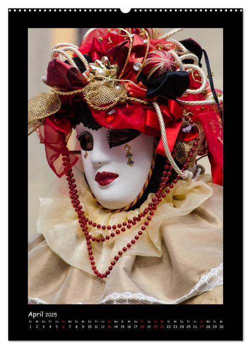 Venezianische Masken HALLia VENEZia Schwäbisch Hall (CALVENDO Wandkalender 2025)