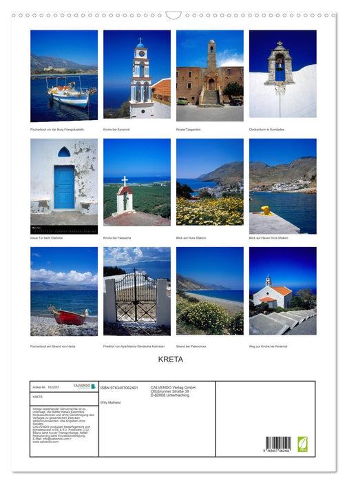 KRETA (CALVENDO Wandkalender 2025)