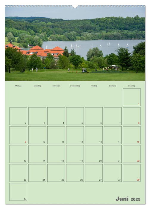 Der Golf-Teetime Planer für das ganze Jahr / Planer (CALVENDO Wandkalender 2025)