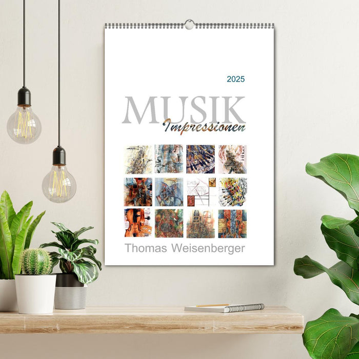 MUSIK Impressionen (CALVENDO Wandkalender 2025)