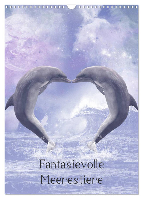 Fantasievolle Meerestiere (CALVENDO Wandkalender 2025)