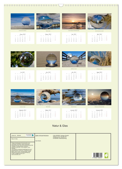 Natur & Glas (CALVENDO Wandkalender 2025)