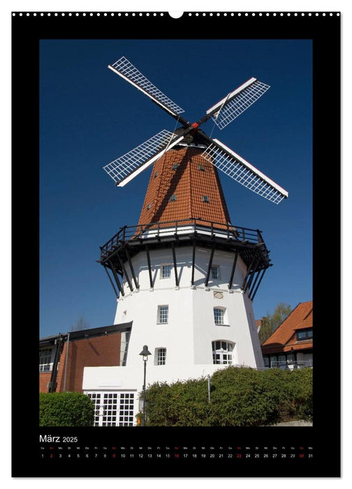 Windmühlen in Deutschland (CALVENDO Wandkalender 2025)