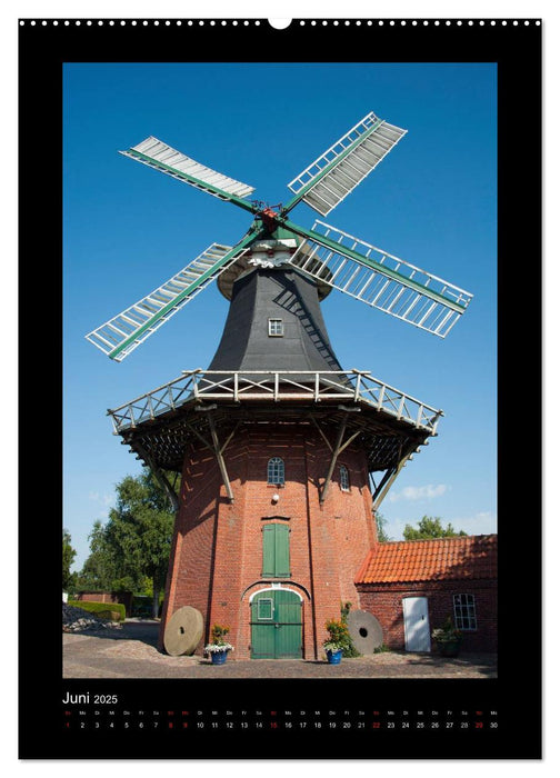 Windmühlen in Deutschland (CALVENDO Wandkalender 2025)