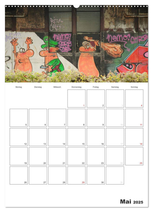 GRAFFITI 2025 / Planer (CALVENDO Premium Wandkalender 2025)