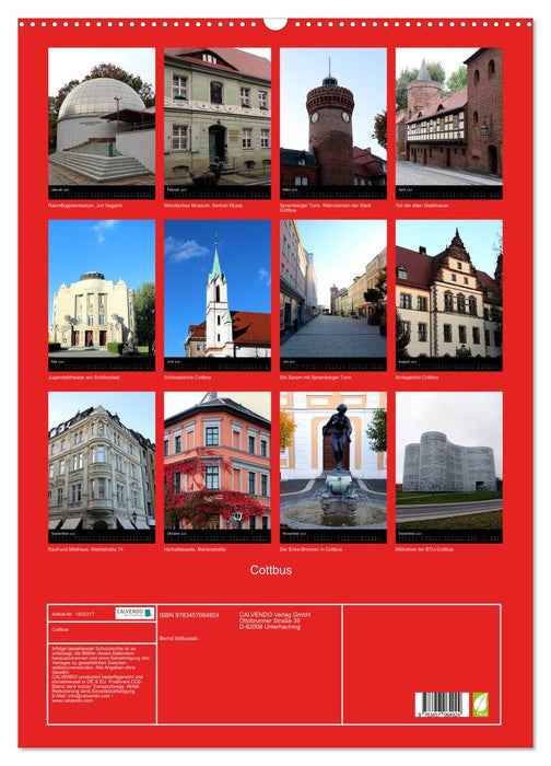 Cottbus (CALVENDO Wandkalender 2025)