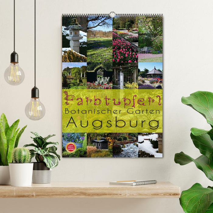 Farbtupferl - Botanischer Garten Augsburg (CALVENDO Wandkalender 2025)