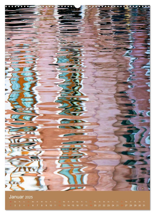 acqua alta - Venedig im Spiegel der Kanäle (CALVENDO Wandkalender 2025)