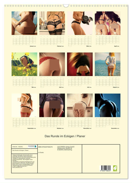 Das Runde im Eckigen / Planer (CALVENDO Wandkalender 2025)