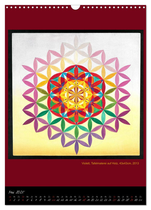 Die heilige Blume des Lebens - Mandalas von Istvan Seidel (CALVENDO Wandkalender 2025)