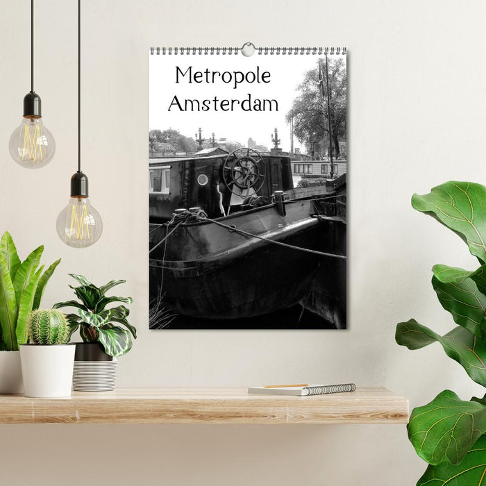 Metropole Amsterdam (CALVENDO Wandkalender 2025)