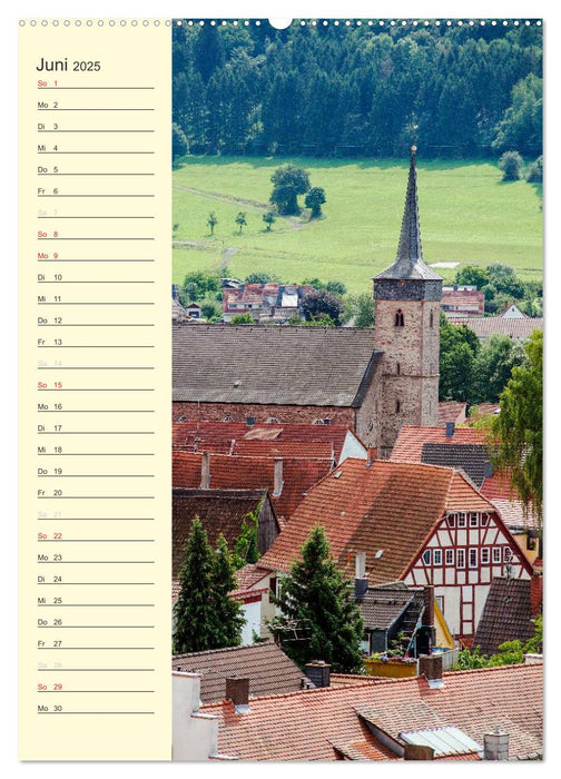 Stadt Schlüchtern (CALVENDO Wandkalender 2025)