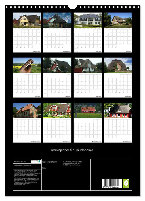 Terminplaner für Häuslebauer (CALVENDO Wandkalender 2025)