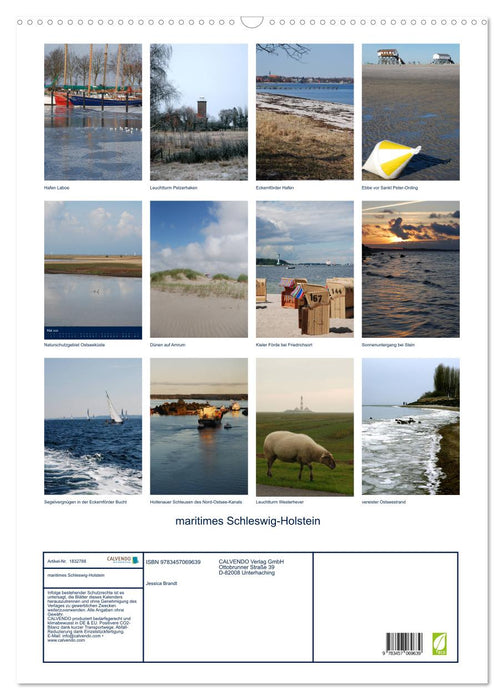 maritimes Schleswig-Holstein (CALVENDO Wandkalender 2025)