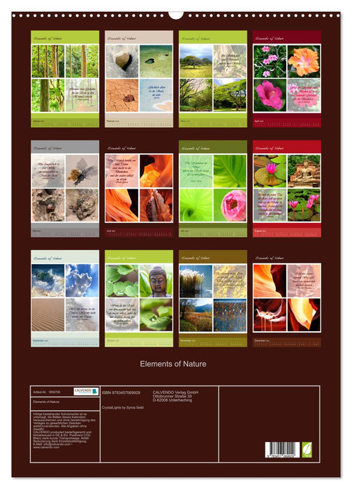 Elements of Nature (CALVENDO Wandkalender 2025)