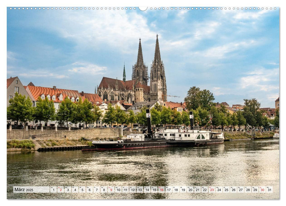 Die Donau zwischen Weltenburg und Passau (CALVENDO Wandkalender 2025)