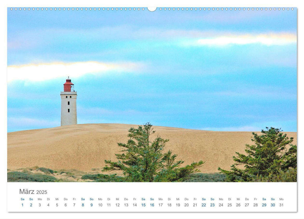 Wanderdüne Rubjerg Knude - ein Wahrzeichen im Land des Lichts (CALVENDO Wandkalender 2025)