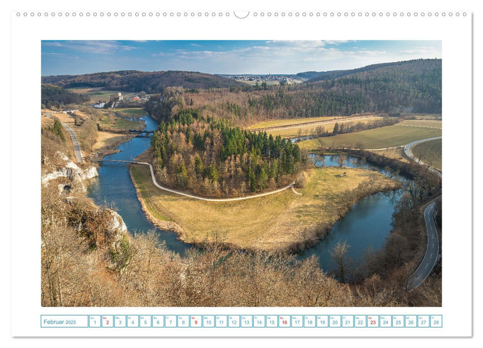 Naturwunder - Deutschlands Flussschleifen (CALVENDO Wandkalender 2025)