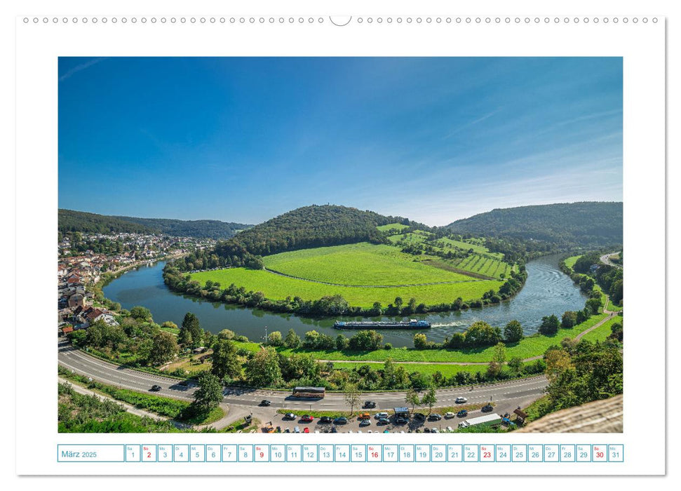 Naturwunder - Deutschlands Flussschleifen (CALVENDO Wandkalender 2025)