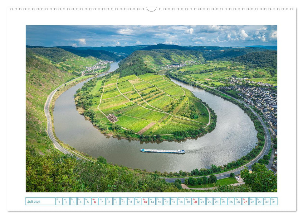 Naturwunder - Deutschlands Flussschleifen (CALVENDO Premium Wandkalender 2025)