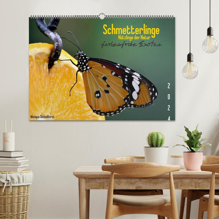 Schmetterlinge Nützlinge der Natur farbenfrohe Exoten (CALVENDO Wandkalender 2025)