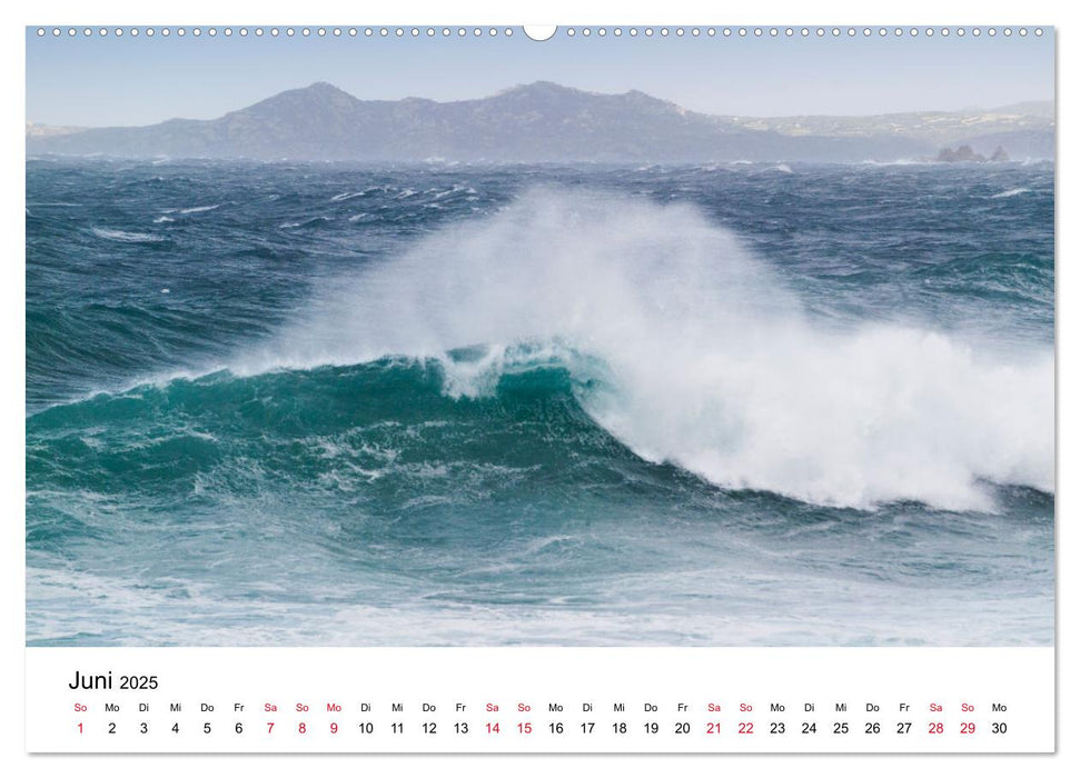 Naturschauspiel Wellen (CALVENDO Wandkalender 2025)