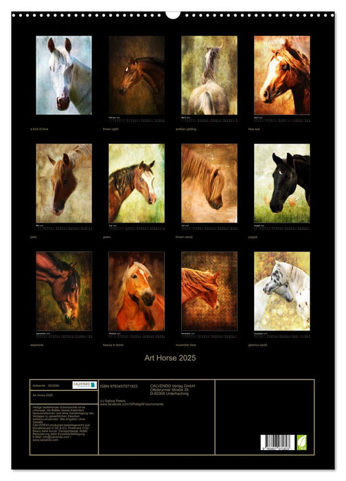 Art Horse 2025 (CALVENDO Wandkalender 2025)