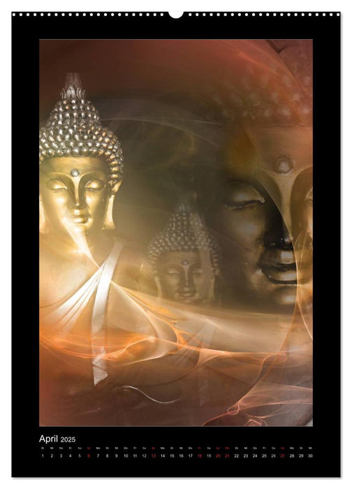 Buddhismus (CALVENDO Premium Wandkalender 2025)