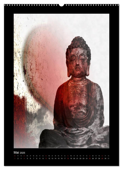 Buddhismus (CALVENDO Premium Wandkalender 2025)