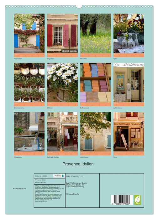 Provence Idyllen (CALVENDO Premium Wandkalender 2025)