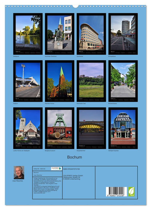 Bochum (CALVENDO Premium Wandkalender 2025)