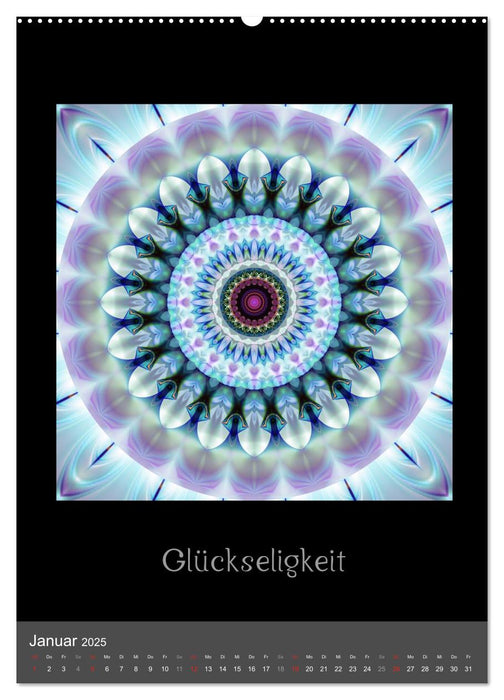 Mandala - Spiegel der Seele/CH-Version (CALVENDO Premium Wandkalender 2025)