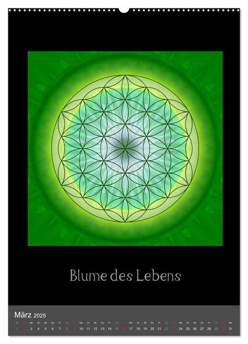 Mandala - Spiegel der Seele/CH-Version (CALVENDO Premium Wandkalender 2025)