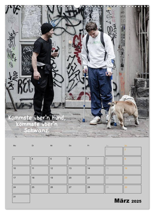 Berliner Straßenfoto Kalender 2025 (CALVENDO Premium Wandkalender 2025)