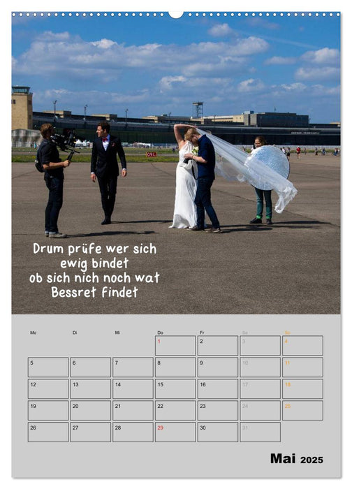 Berliner Straßenfoto Kalender 2025 (CALVENDO Premium Wandkalender 2025)