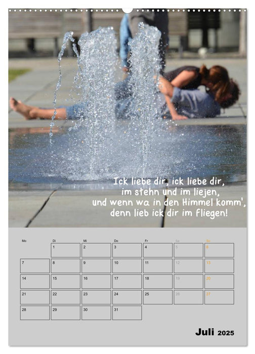 Berliner Straßenfoto Kalender 2025 (CALVENDO Premium Wandkalender 2025)