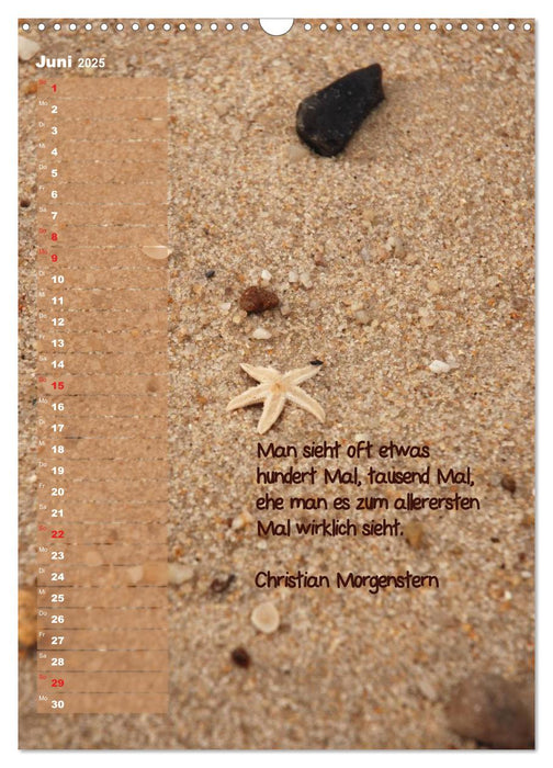 maritim inspiriert / Geburtstagskalender (CALVENDO Wandkalender 2025)