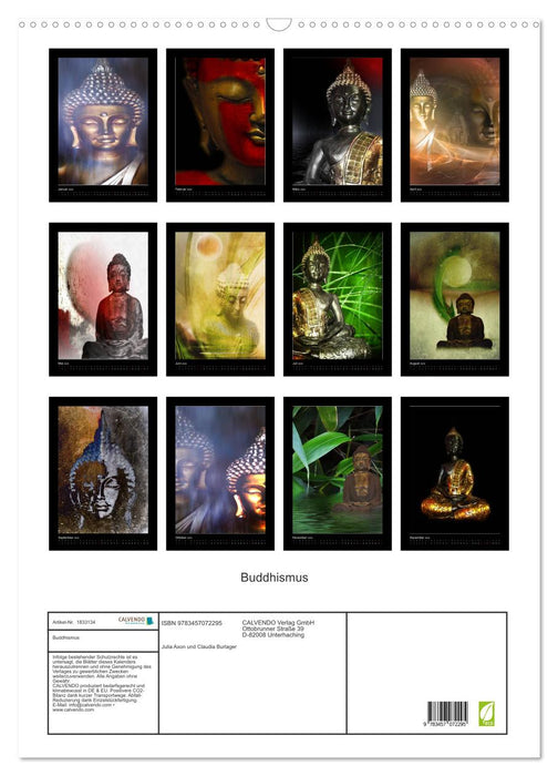 Buddhismus (CALVENDO Wandkalender 2025)