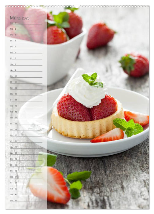 Gebäck und Kuchen Küchenplaner (CALVENDO Premium Wandkalender 2025)