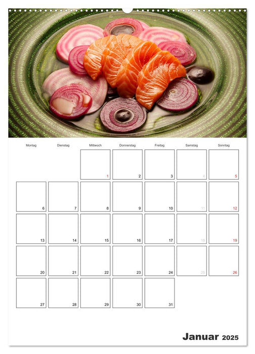 Köstlich! Feinschmecker-Kalender (CALVENDO Premium Wandkalender 2025)