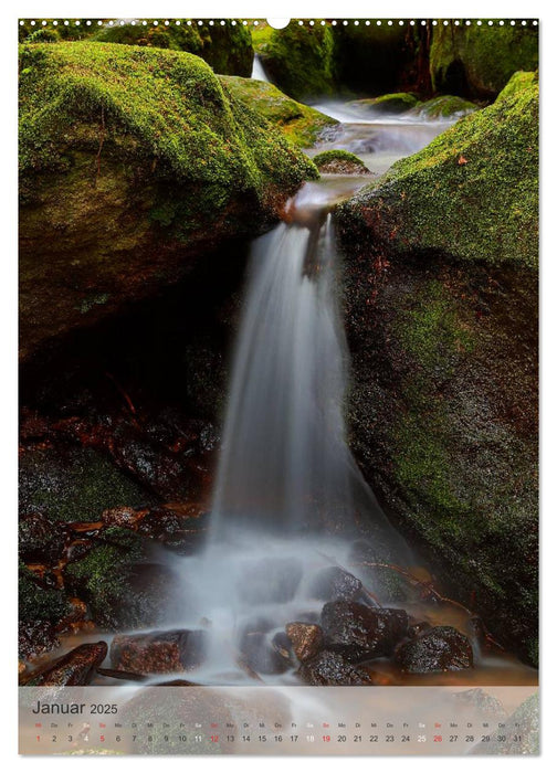 Alles im Fluss - Schwarzwaldwasser (CALVENDO Premium Wandkalender 2025)