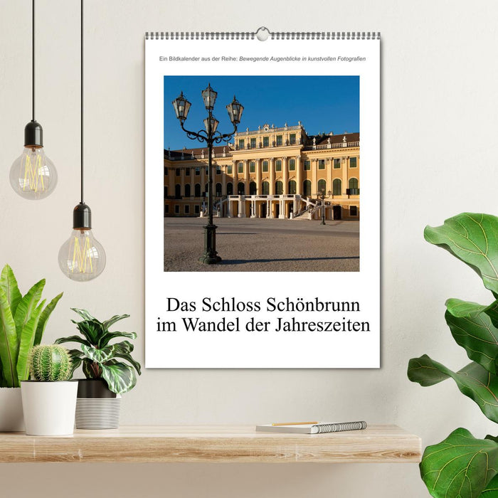 Schloss Schönbrunn im Wandel der Jahreszeiten (CALVENDO Wandkalender 2025)