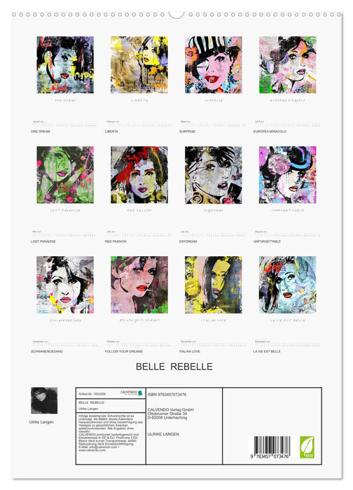 BELLE REBELLE (CALVENDO Premium Wandkalender 2025)