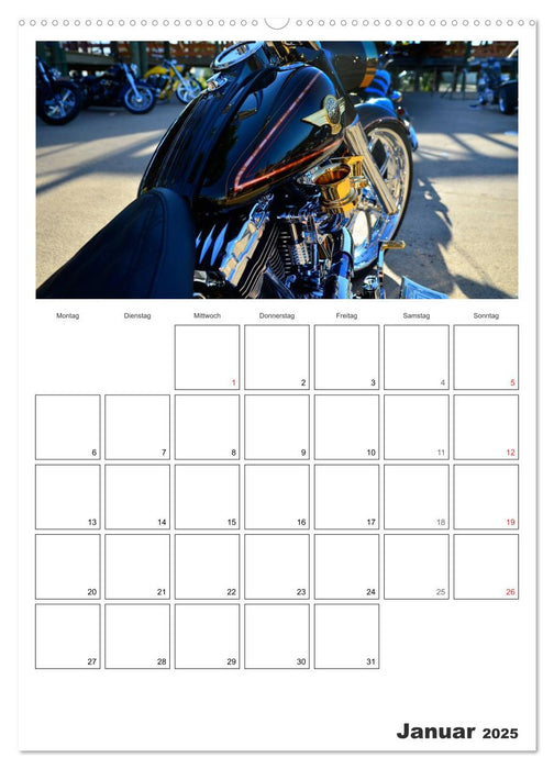 Best of Harley-Davidson Custom-Style 2025 (CALVENDO Premium Wandkalender 2025)