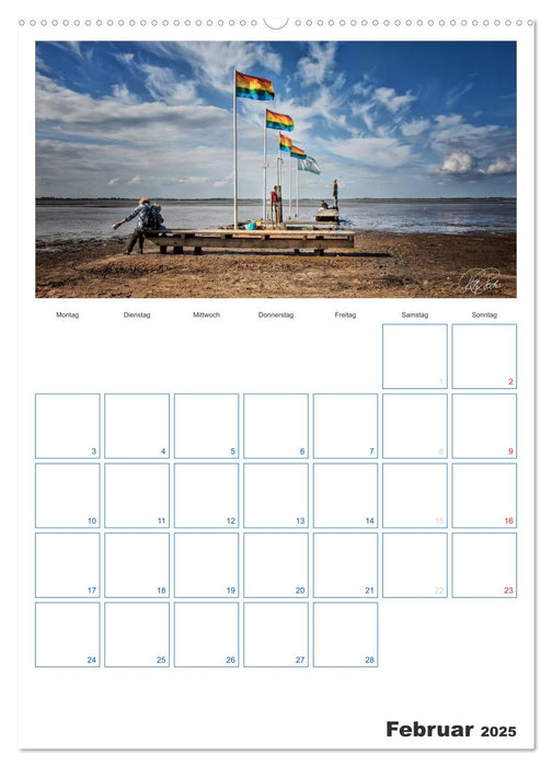 Friesland - Nordseebad Dangast (CALVENDO Premium Wandkalender 2025)