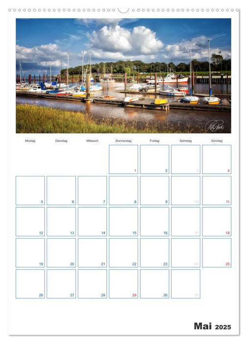 Friesland - Nordseebad Dangast (CALVENDO Premium Wandkalender 2025)