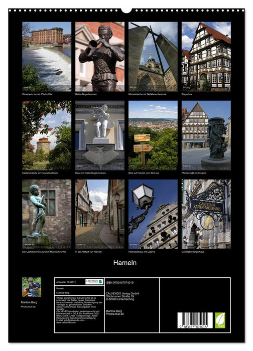 Hameln (CALVENDO Premium Wandkalender 2025)